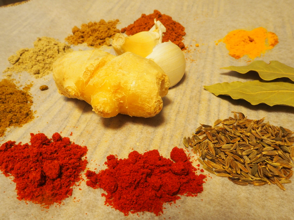 f:id:maido-doumo-naoyadesu:20160826222439j:plain スパイスカレー 基本のスパイス